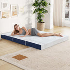 Folding Mattress 15CM Single with Portable Pillow