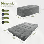 Folding Mattress 15CM Upholstered Foldable