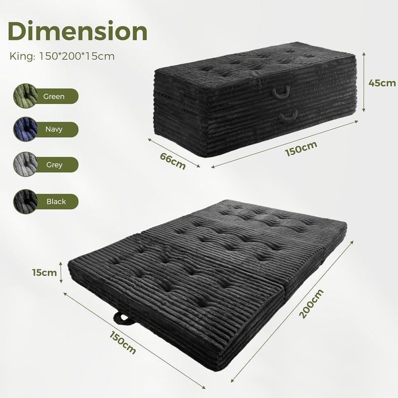 Folding Mattress 15CM Upholstered Foldable