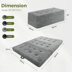Folding Mattress 15CM Upholstered Foldable