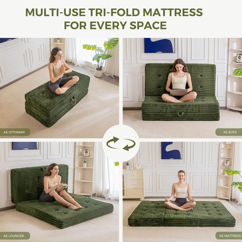 Folding Mattress 15CM Upholstered Foldable