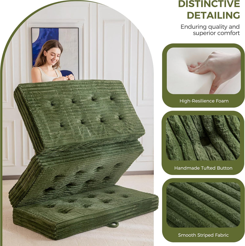 Folding Mattress 15CM Upholstered Foldable