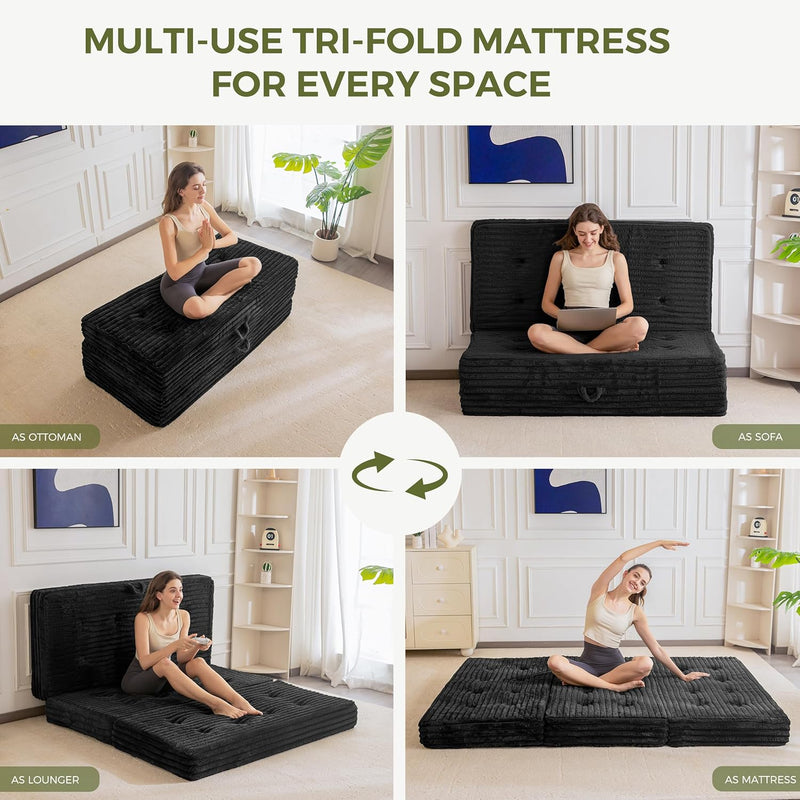 Folding Mattress 15CM Upholstered Foldable