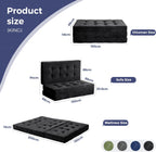 Folding Mattress Chenille Fabric 15CM Sofa Bed