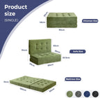 Folding Mattress Chenille Fabric 15CM Sofa Bed