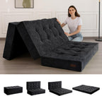 Folding Mattress Chenille Fabric 15CM Sofa Bed