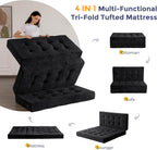 Folding Mattress Chenille Fabric 15CM Sofa Bed