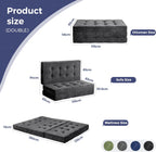 Folding Mattress Chenille Fabric 15CM Sofa Bed
