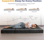 Folding Mattress Chenille Fabric 15CM Sofa Bed