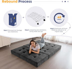 Folding Mattress Chenille Fabric 15CM Sofa Bed