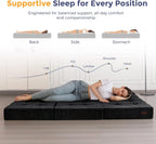 Folding Mattress Chenille Fabric 15CM Sofa Bed