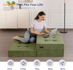 Folding Mattress Chenille Fabric 15CM Sofa Bed