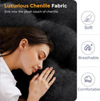 Folding Mattress Chenille Fabric 15CM Sofa Bed
