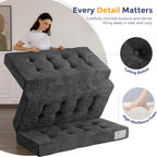 Folding Mattress Chenille Fabric 15CM Sofa Bed