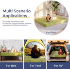 Folding Mattress Comfy Corduroy Foldable with Thicken