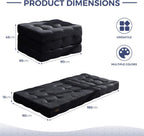 Folding Mattress Comfy Corduroy Foldable with Thicken