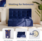 Folding Mattress Comfy Corduroy Foldable with Thicken