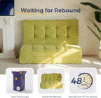 Folding Mattress Comfy Corduroy Foldable with Thicken