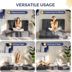 Folding Mattress Comfy Corduroy Foldable with Thicken