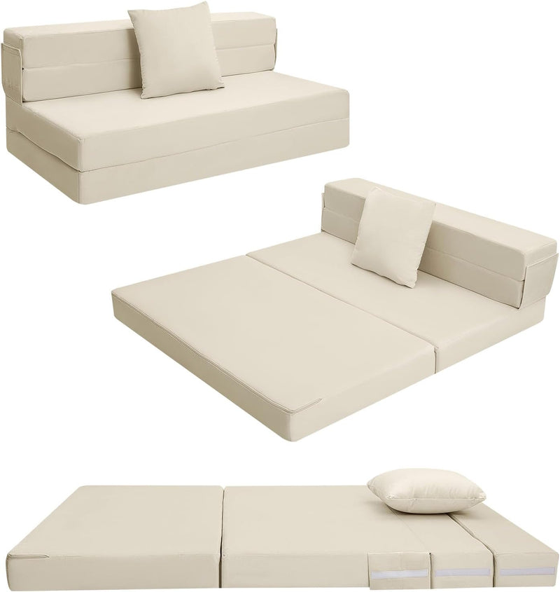 Folding Mattress Corduroy Fold Out Sofa Bed