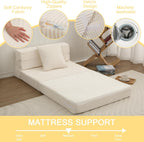 Folding Mattress Corduroy Fold Out Sofa Bed