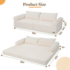 Folding Mattress Corduroy Fold Out Sofa Bed