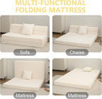 Folding Mattress Corduroy Fold Out Sofa Bed