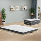 Folding Mattress Foldable Memory Foam with Portable Pillow