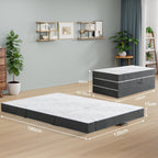 Folding Mattress Foldable Memory Foam with Portable Pillow