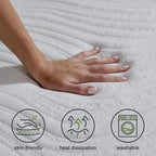 Folding Mattress Foldable Memory Foam with Portable Pillow