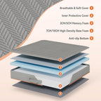 Folding Mattress Gel Memory Foam Foldable