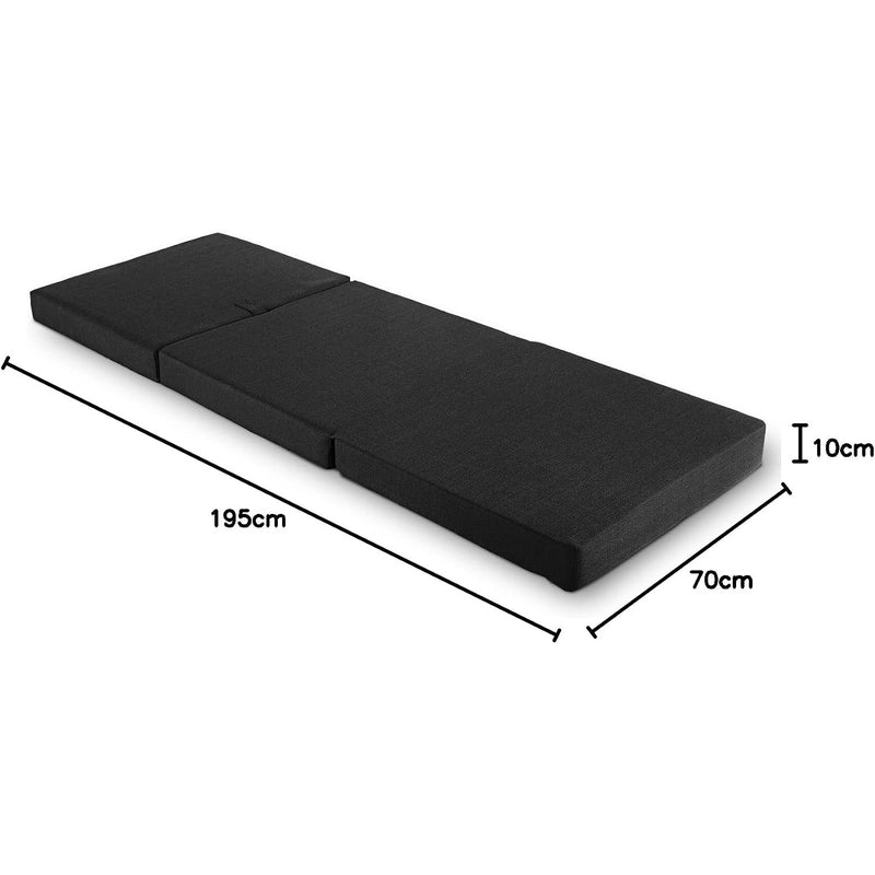 Folding Mattress Height 10CM with Furniture Fabric