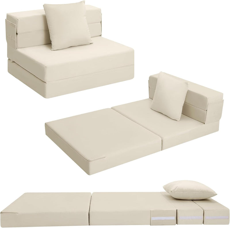 Folding Mattress Corduroy Fold Out Sofa Bed High