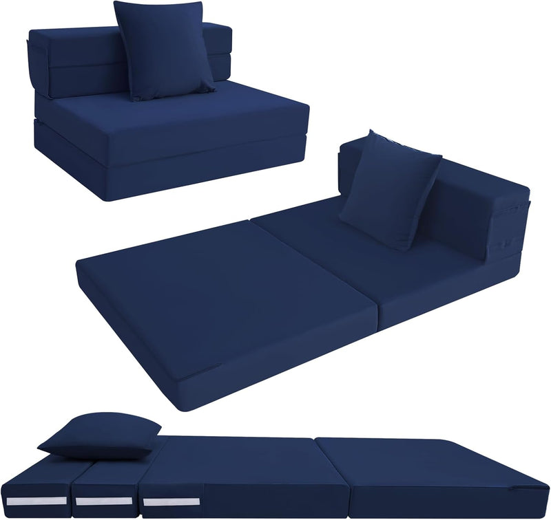 Folding Mattress Corduroy Fold Out Sofa Bed High
