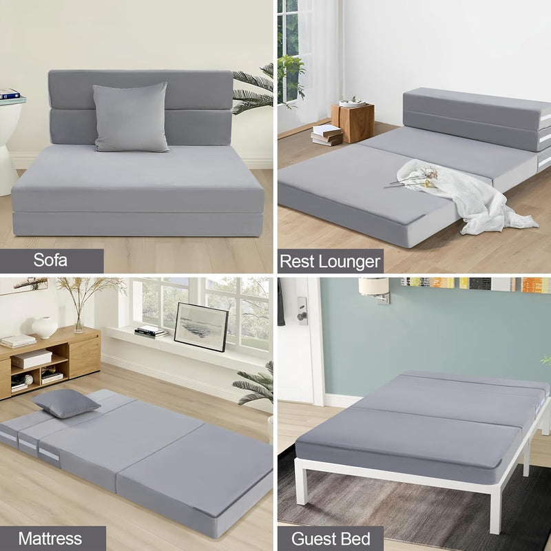 Folding Mattress Corduroy Fold Out Sofa Bed High