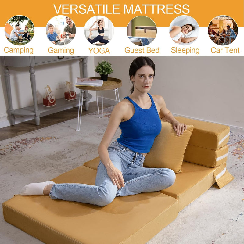 Folding Mattress Corduroy Fold Out Sofa Bed High