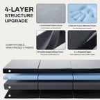 Folding Mattress Memory Foam Foldable Tri-Fold with Washable