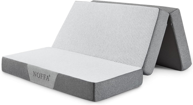 Folding Mattress Tri-Fold with Two Layer Memory Foam