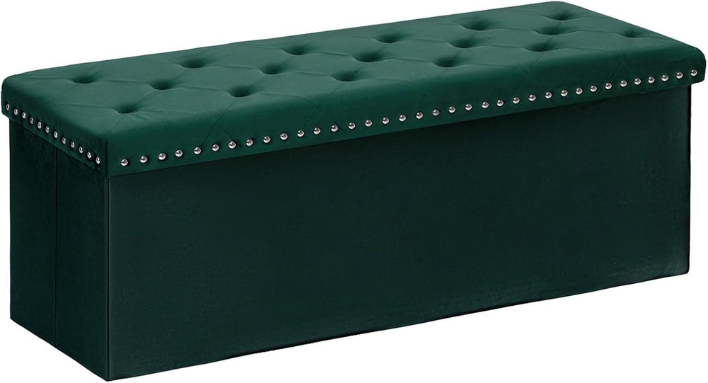 Folding Ottoman Bench Seat with Storage Extra Large
