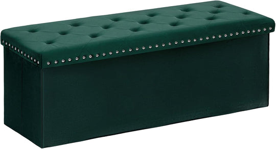 Folding Ottoman Bench Seat with Storage Extra Large