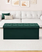 Folding Ottoman Bench Seat with Storage Extra Large