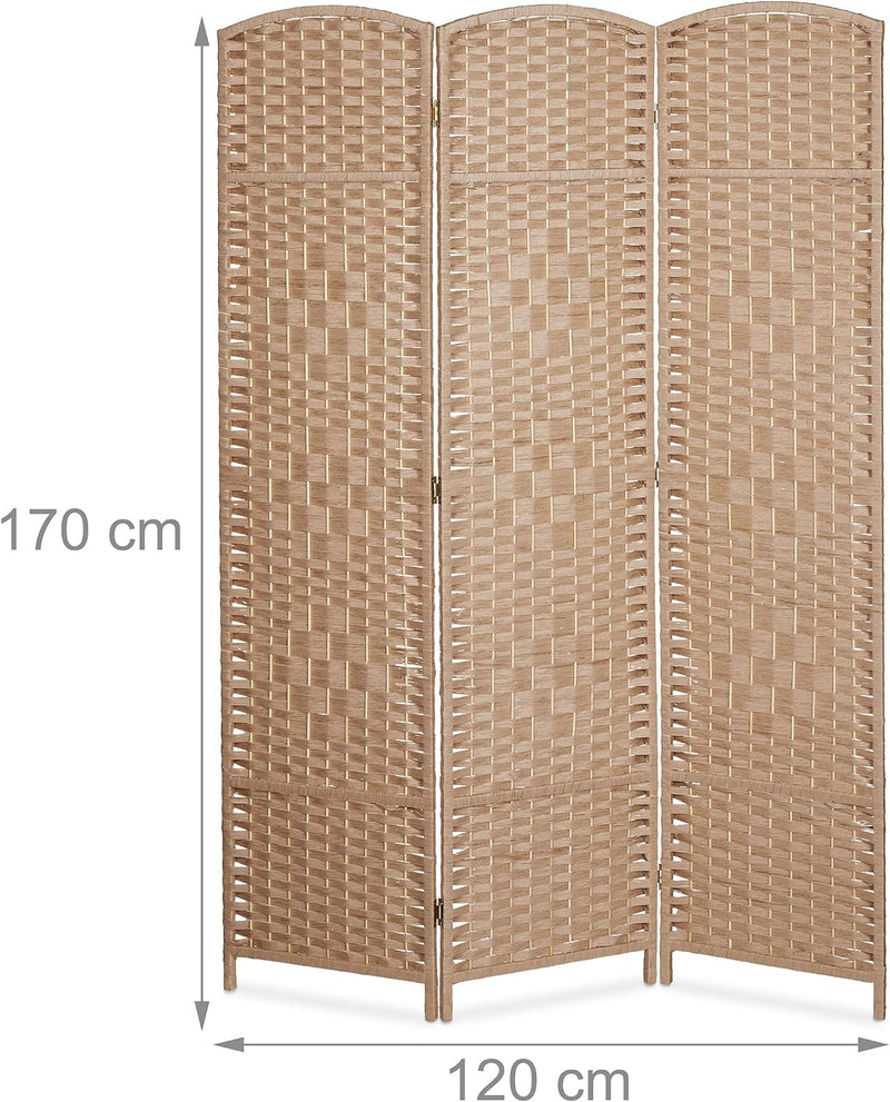 Folding Screen 3-Panel Room Divider