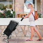Folding Shopping Cart Lightweight Trolley Designed with