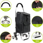 Folding Shopping Cart Lightweight Trolley Designed with