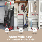 Folding Shopping Trolley Cart 50KG Capacity 360° Swivel