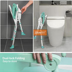 Folding Shower Chair with Arms Backrest 3d Grooved