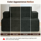 Folding Sofa Bed Convertible Chair with Pillow Armrests