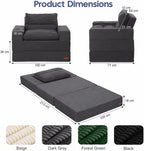 Folding Sofa Bed Convertible Foam Floor Chair
