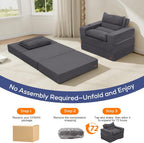 Folding Sofa Bed Convertible Foam Floor Chair