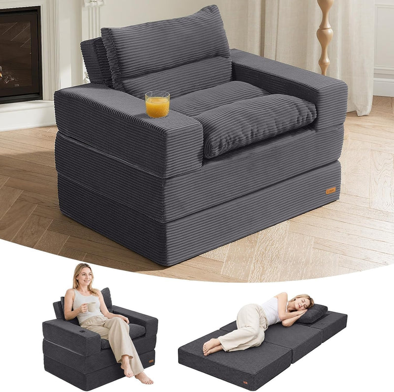 Folding Sofa Bed Convertible Foam Floor Chair